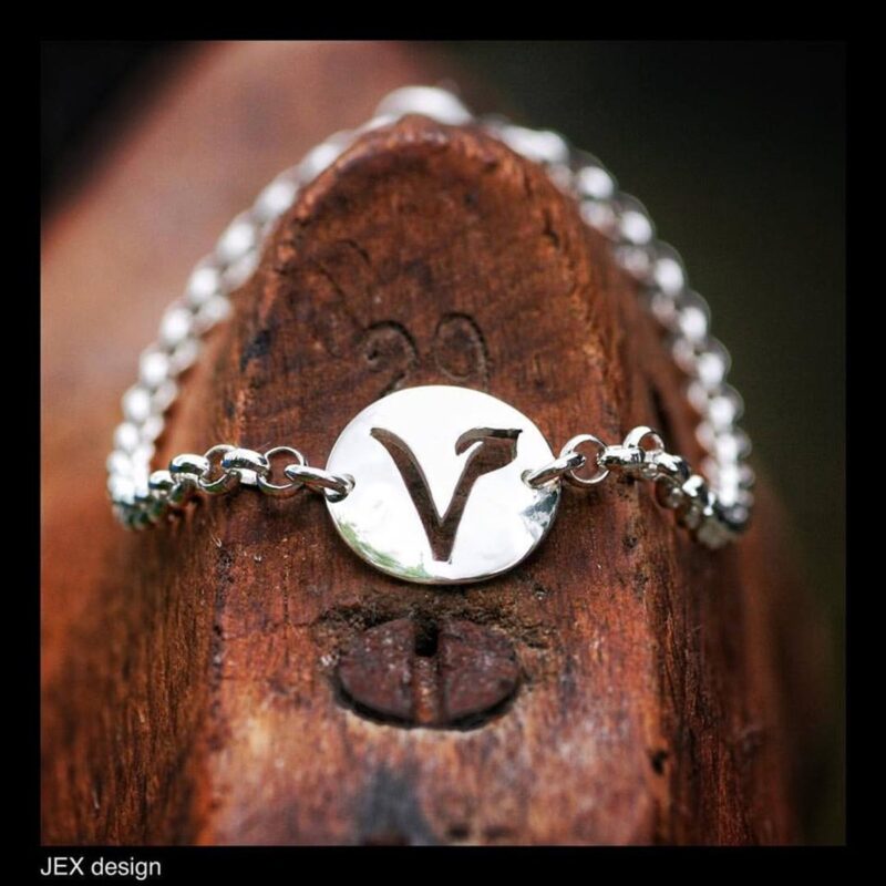 Vegansymbol armband