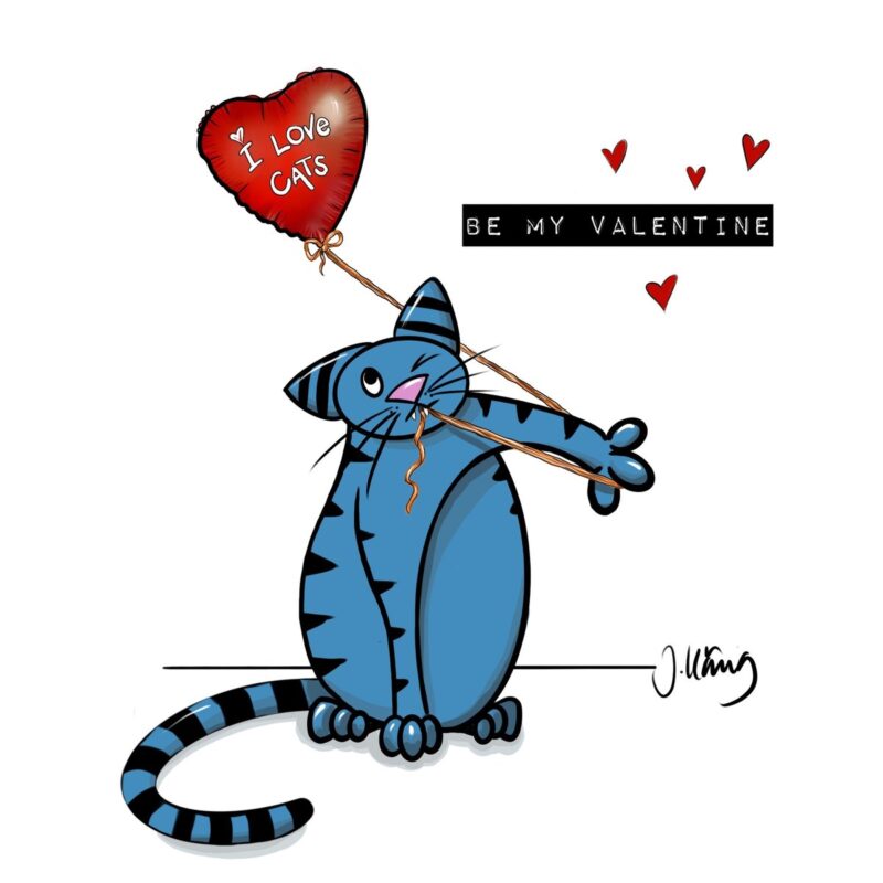 Vykort Valentine