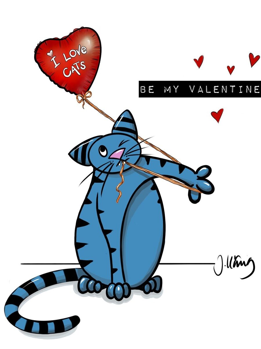 Vykort Valentine